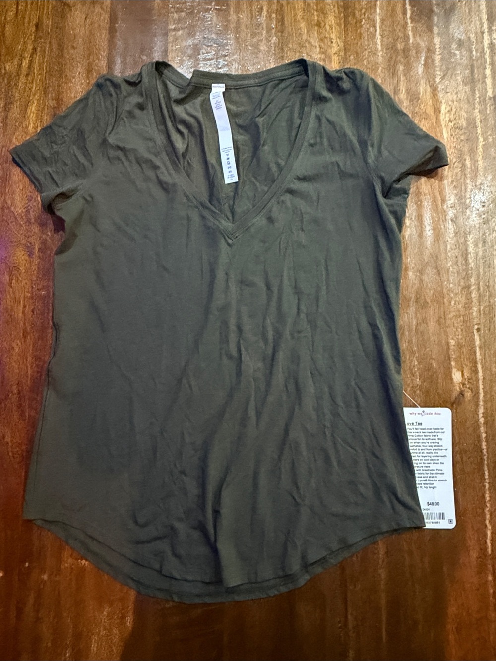 lululemon athletica Love Tee Deep Olive